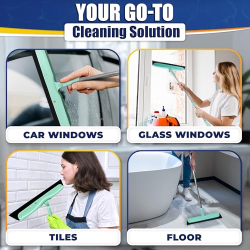 34.5" Telescoping Floor Squeegee with Stainless Steel Blade - $5.99
