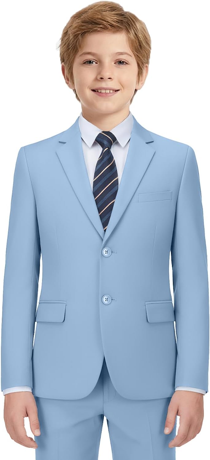 Boys Formal Suit Set Complete Outfit Slim Fit Tuxedo for Boy