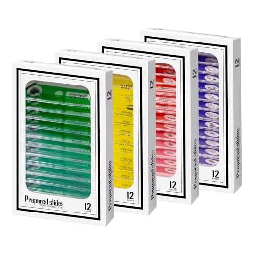 Jiusion 48Pcs Prepared Microscope Slides Specimen Animals Insects Plants Flowers Sample Biological Specimen, Stereo Microscope Slide for Kids Children Students Enlighten Education