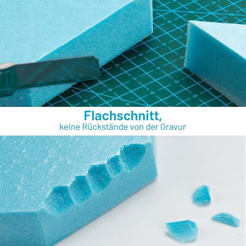 Perfeclan 5X Hohe Dichte Blau Schaum Platte DIY Modell Diorama Basis Blöcke Hobby Gebäude Kit Schaum 295x100x30mm, Blau