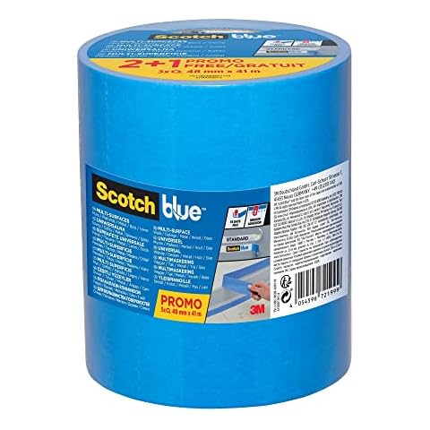 ScotchBlue Premium Multi-Surface 2090 EMEA, Pack of 3, 48 mm x 41 m Cover