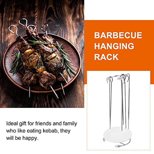 Brochettes à viande qui ne collent plus grâce au support Hemoton pour barbecue - 8