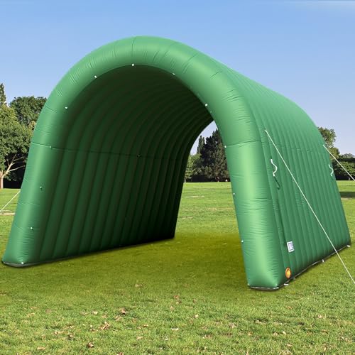 GR8FUN Inflatable Sports Tunnel Entrance 16x10x10FT Dark...