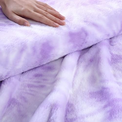 Miniatura 4 de Betsey Johnson - Manta, ropa de cama de piel sintética ultrasuave con reverso de visón, lujosa decoración del hogar para cama o sofá (fuegos