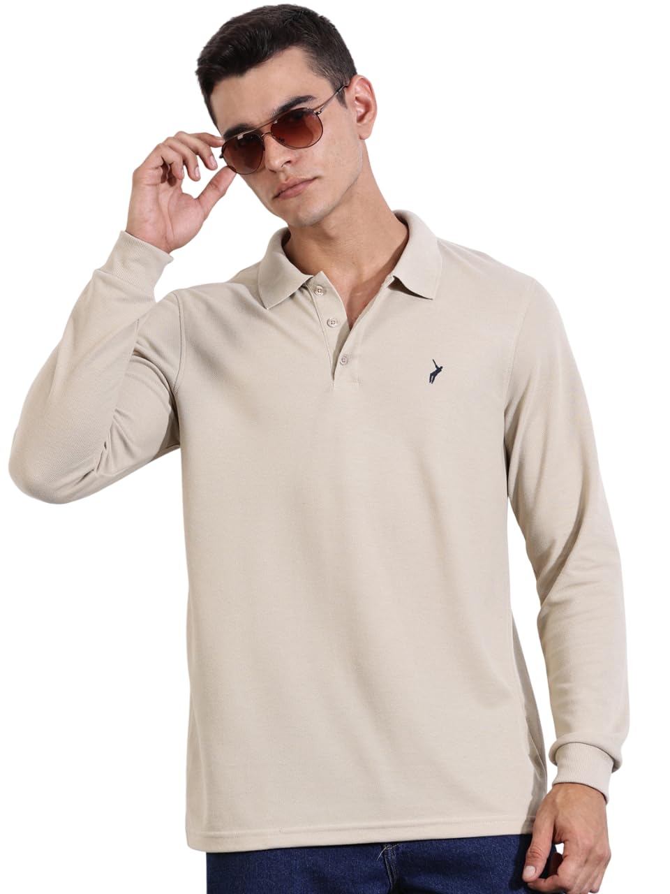 thomas scott Men's | Solid | Full Sleeve | Regular Fit | Cotton Blend | Polo Collar | Casual Tshirt-picture-24