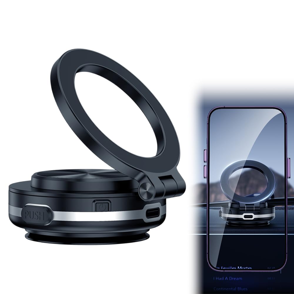Supporto Magnetico Per Telefono - Ventosa Elettrica, 360° Rotante | Per Auto E Casa - Foto 3