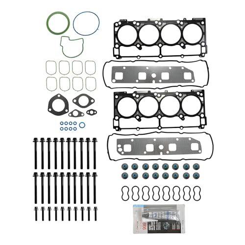 Image of KAX Engine Cylinder Head Gasket Set Kit Compatible with Dodge Ram 1500 2500 2003-2008, for Chrysler 300 /Jeep Grand Cherokee /Magnum 2005-2008, Charger Commander 2006-2008, Aspen Durango 5.7L, HS26423PT