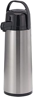 Service Ideas ECA25S Eco-Air Airpot, 2.5 Liter (84.5 oz.), 6 inches x 8 inches x 17 inches, Priced Per 6Each