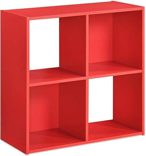 Miniatura 46 de Kings Brand Furniture - Katelyn - Estantería abierta de 4 cubos, organizador de almacenamiento de juguetes para niños (verde)