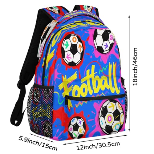 Mochila ligera de fútbol para instituto y viajes de fin de semana 2