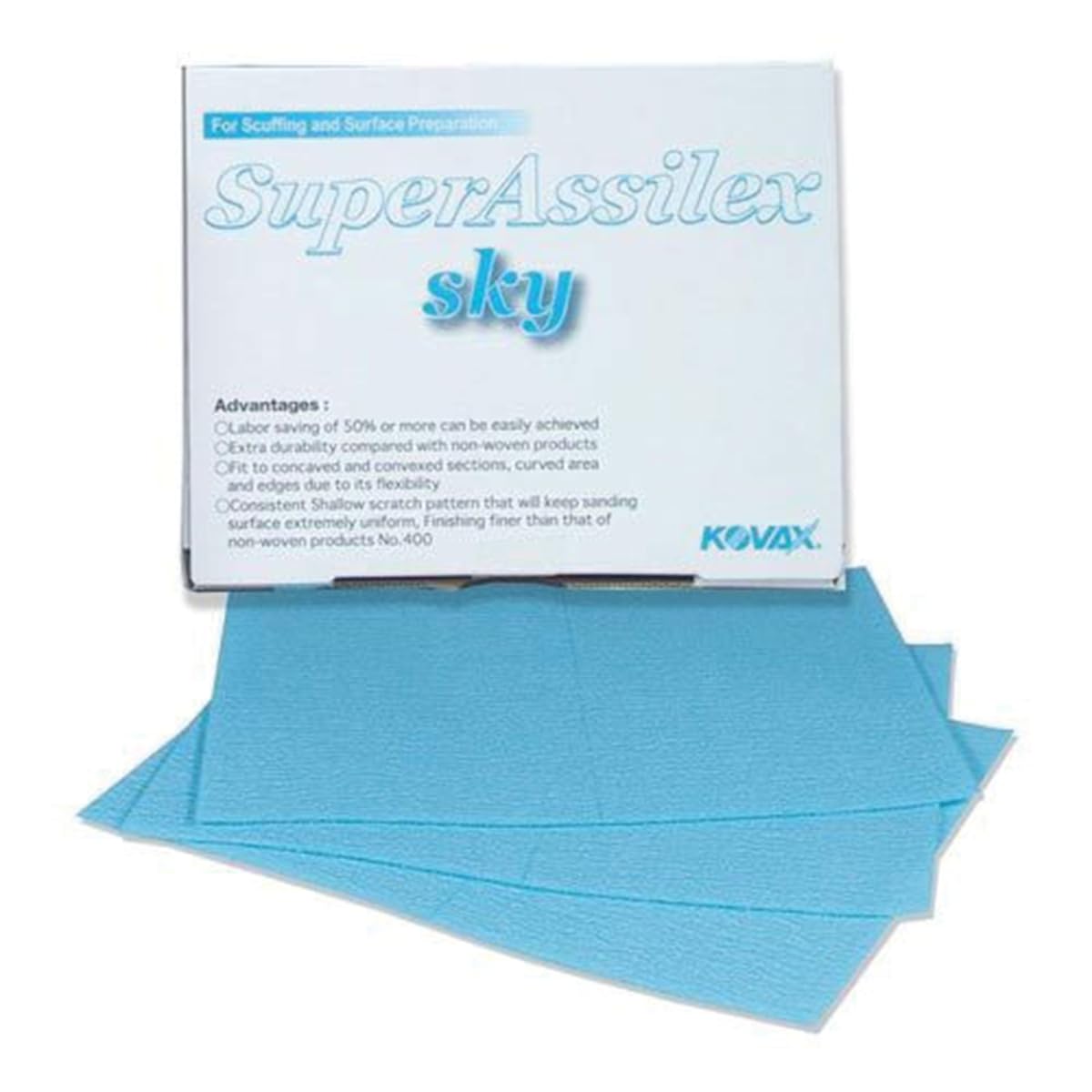 KOVAX Super Assilex sky 125mm 100枚 Eagle Abrasives Kovax Super Assilex Sky, Lemon Sheets - Amazon.com