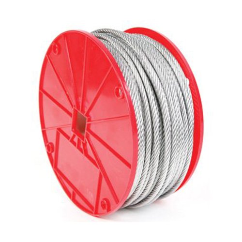 Koch 003123 1/8 by 500-Feet 7 by 19 Cable, Galvanized