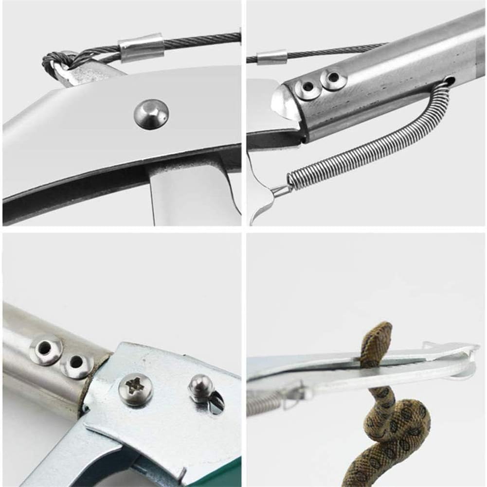 Pinze a serpente in acciaio inox – cattura rettili autobloccante per una manipolazione e rimozione sicure
