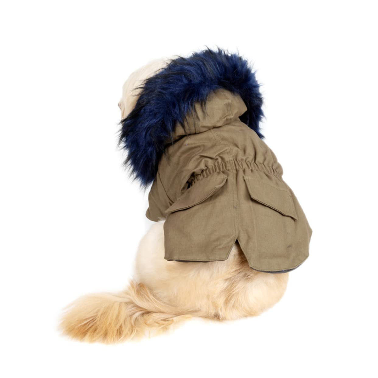 Didiseaon Felpe per Cani Calde in Cotone Cappuccio Costume Invernale per Animali Domestici Vestiti per Cuccioli Cappotto per Cani da Compagnia