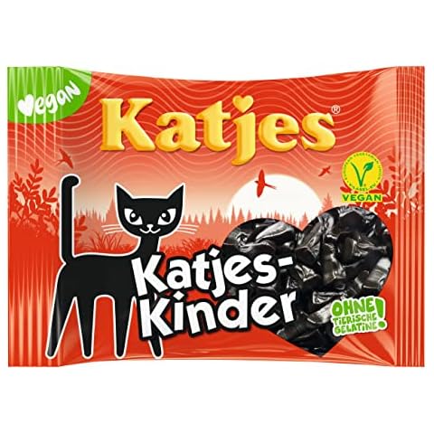 Kinder Licorice Cat-Shaped Drops 200g licorice pieces by Katjes Cover