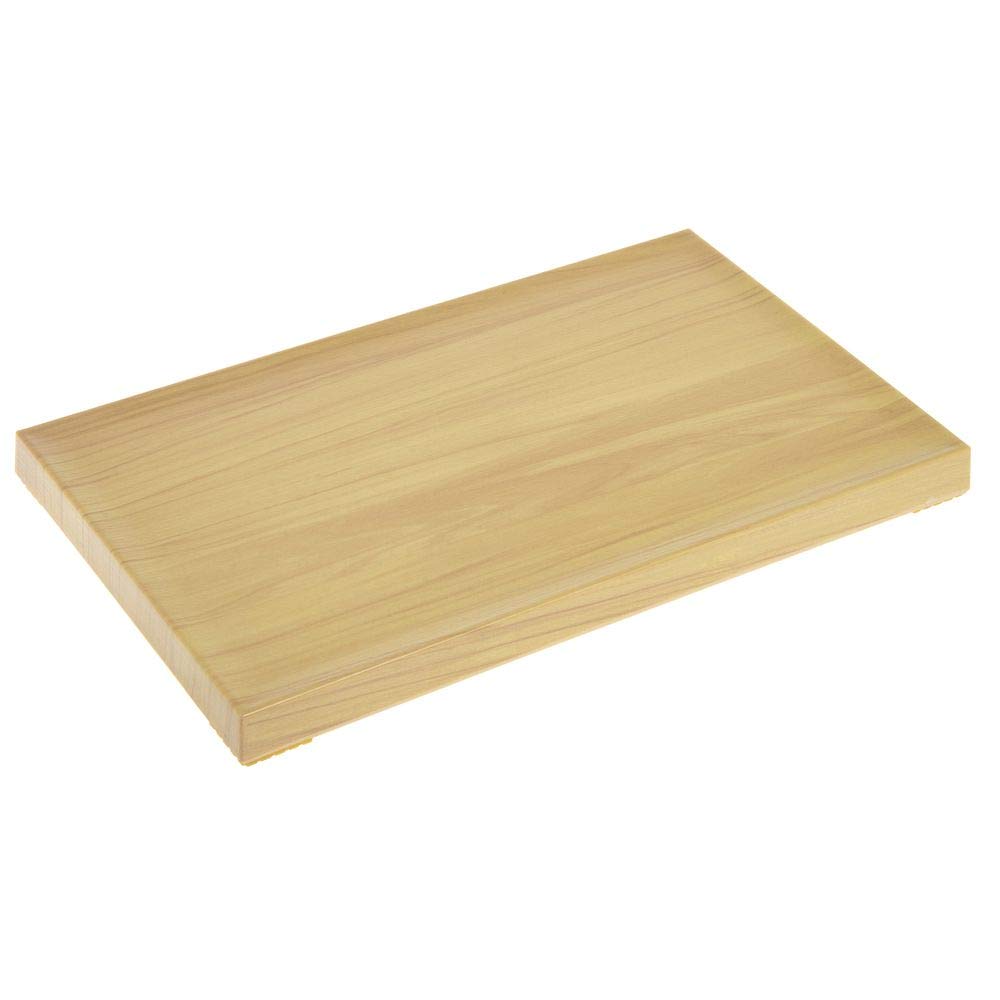 HUBERT Cerve Collection Butcher Block Melamine Replacement Top for Rectangular Riser - 10 1/2"L x 6 2/5"W