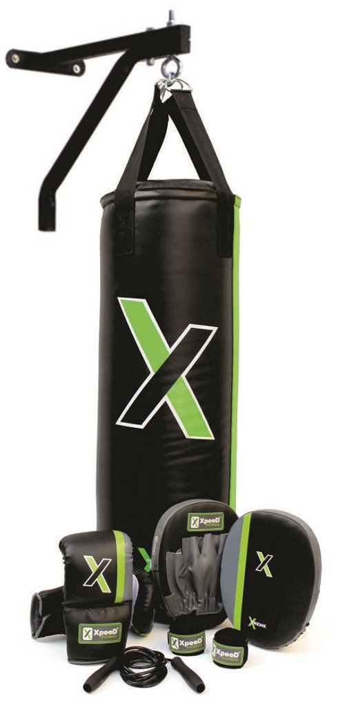 XpeeD Ultimate Complete Boxing Kit with Filled Punch Bag Glove Focus Pad Full Size (B07PCHFKTR) Amazon Price History, Amazon Price Tracker