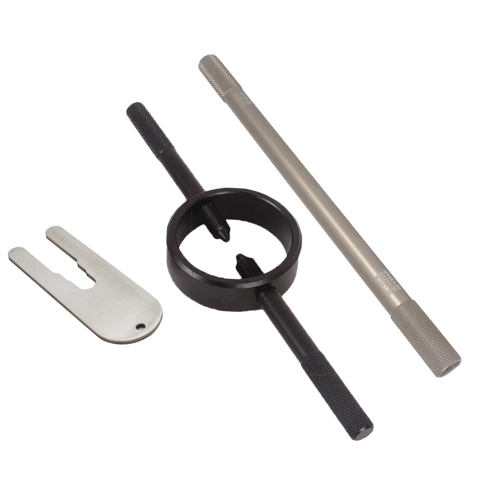 Juego de compresor de Resorte de Horquilla de Motocicleta ergonómico, Herramienta de compresor de Resorte Ajustable, Juego de Herramientas de compresión Segura Ajustable