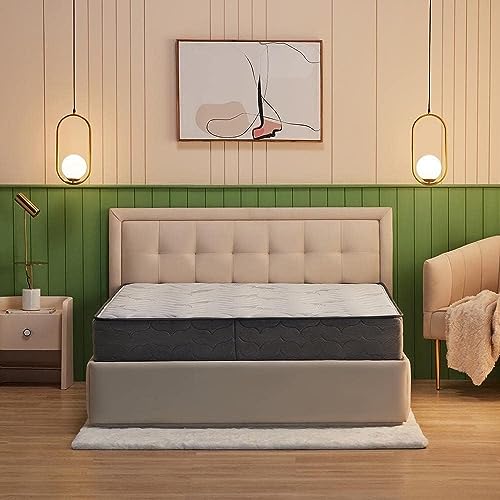 Wakefit Elevate Pocket Spring Mattress with Memory Foam | 10 Years Warranty | Mattress King Bed, 10-Inch Bed Mattress, King Size (78x70x10 Inches, Med