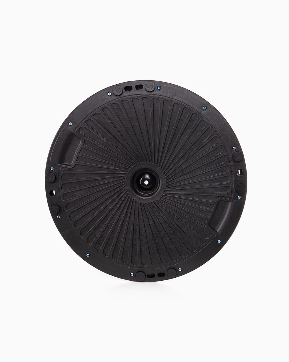 BOOMFIT Balance Station 60 cm Media Pelota de Equilibrio Antideslizante | Incluye bandas de resistencia y bomba de inflado | Cúpula inestable que activa core, glúteos y propiocepción en casa