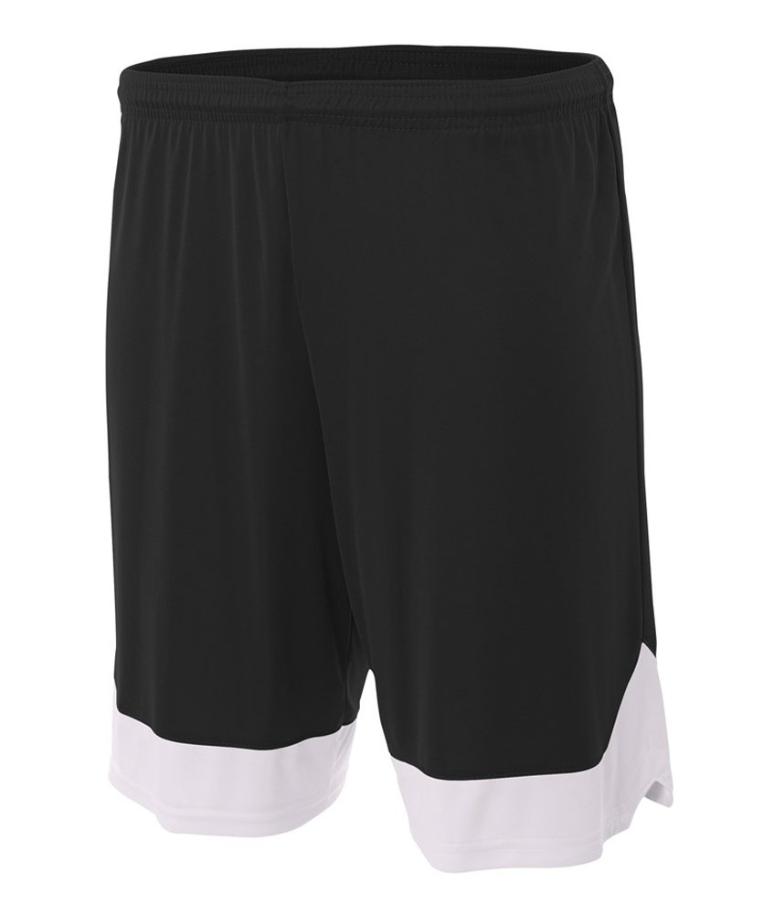 A4 NB5321 Youth 9-Inch Color Block Performance Short