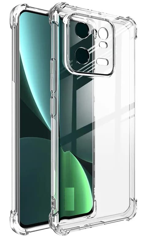 Image of for Back Case Cover Bumper Flexible Silicone Transparent Back Cover for Xiaomi Mi 13 Pro - Transparent