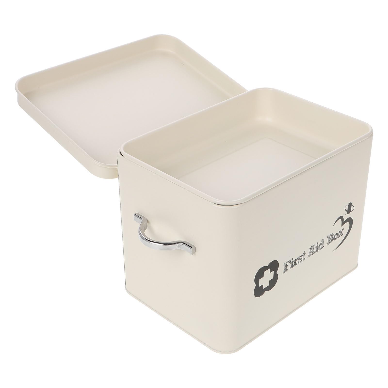 Totority Pilulier Portable Boîte à Remède, Petit Format, Acier Inoxydable, Multilevel, Grosse Capacité de Rangement, Sécurité Garçon et Filles, pour Usage Domestique et Voyage, pour Garçon