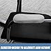STOBOK 2 Pcs Chair Armrest Pads Office Chair Arm Rest Covers Gaming Chair Cushion Elbow Support Forearm Pressure Relief for Office Chairs Wheelchair Grey