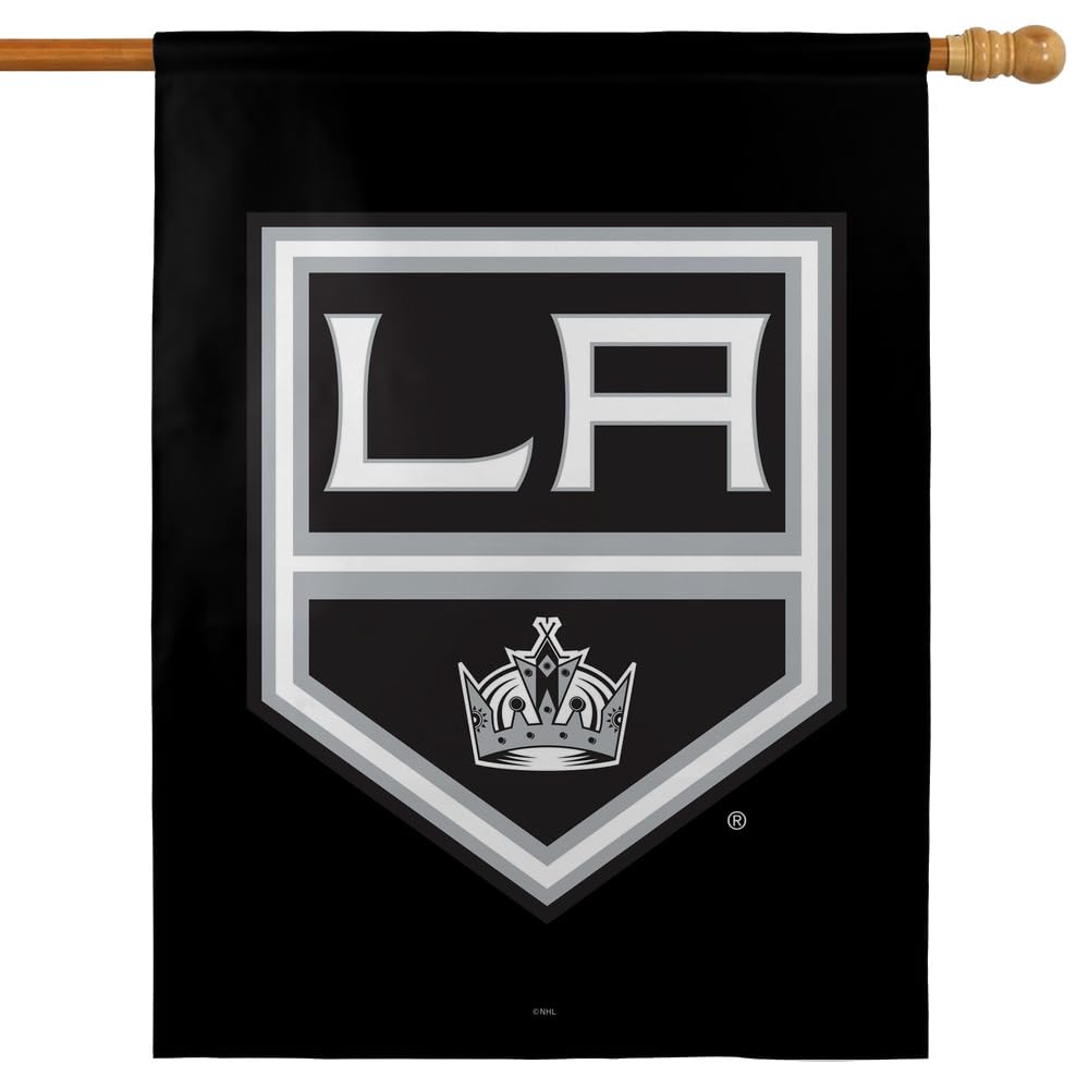 Los Angeles Kings Logo 30x40 Double-Sided Outdoor Flag – Durable Polyester Yard Banner for Porch, Garden, or Wall – Indoor/Outdoor