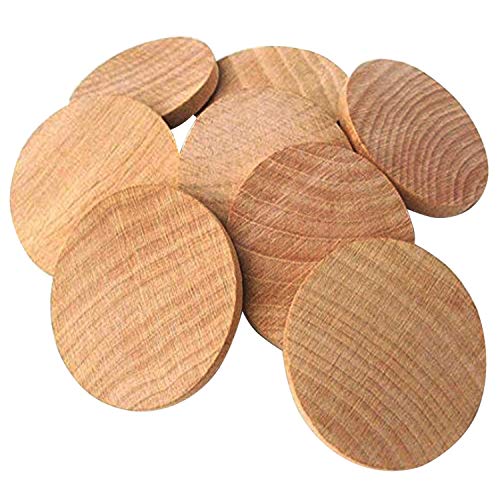1.5 Inch Natural Wood Slices Unfinished Round Wood Coins For Diy Arts & Crafts Projects, 50 Per Pack. #TOP4
