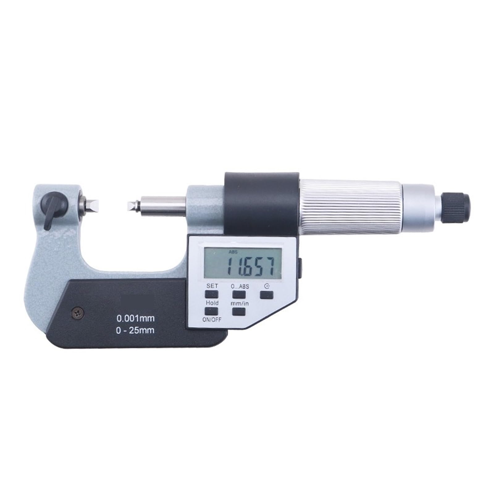 Gqnblvhzupdm 1 Micrometer 0-25Mm 25-50Mm Digital Screw Thread Micrometers With Double Measuring Forces(75-00Mm)