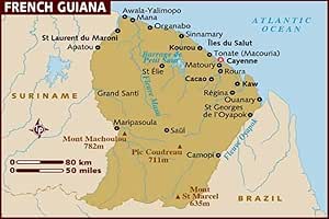 Aimant De Réfrigérateur Cayenne Guyane Française En Bois 3D Monuments