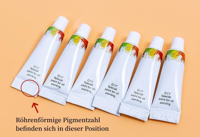 CaptainCrafts Malen Nach Zahlen Set - 40x50cm Landschaft Mit Bergen