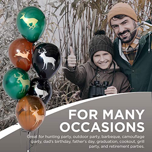 Image of Next Camo Buck Balloons-6 Pack-Hunting Birthday Decor-Havercamp