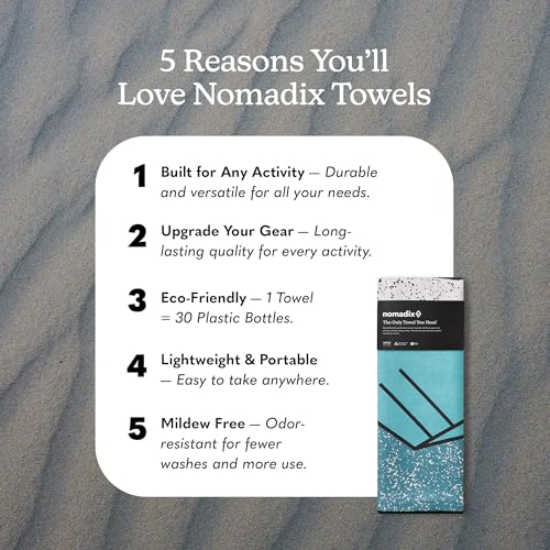 Image of Nomadix Original Towel - National Parks- Perfect for Beach, Pool, Travel, Camping, Yoga - Made with Recycled Materials - Super Absorbent - Sand Resistant