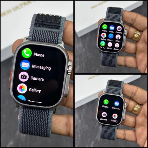 Image of SE HUB HK Ultra one Smart Watch with 4G /5G Sim Card with Rotating Camera, 2.2'Amoled Hd Display, 4GB RAM + 32GB Storage, 100 + Sports Mode, WiFi GPS, Video Calling, Smartwatch for Men and Women