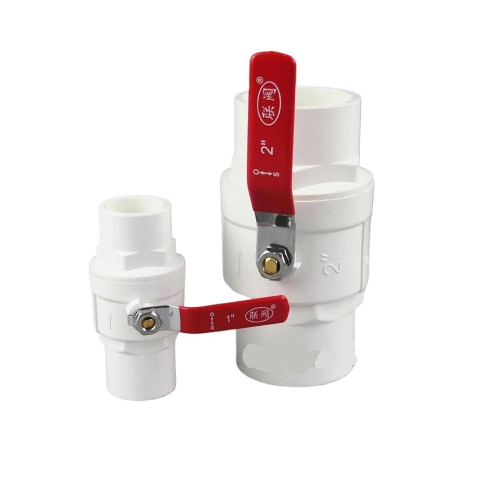 Válvula de bola de tubo de PVC de 63mm con mango antideslizante de alta resistencia