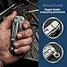 2 Pack Quick Release Pocket Clip and Lanyard Ring Replacement for Leatherman Surge, Wave Plus, Charge AL ALX Ti TTi XTi,Multi-Tools (Silver)