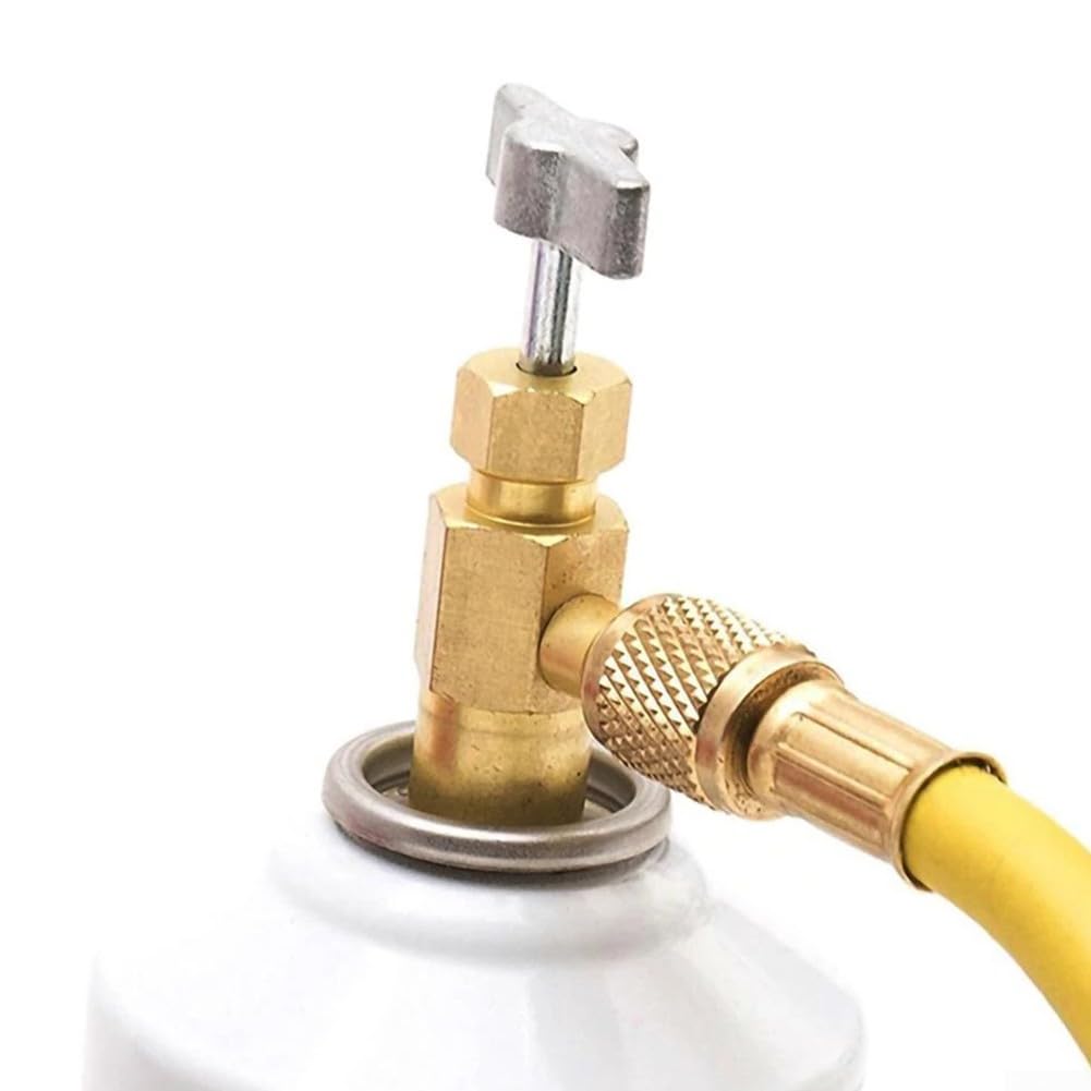 Tubo di misurazione del refrigerante, Tubo di carica R134A da 25 cm Tubo di carica del refrigerante Indicatore di tubo Kit di strumenti per fluoruro Ricambi auto per automobili Veicoli