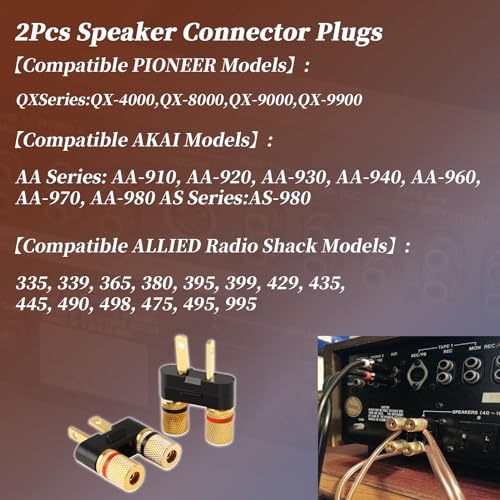 Conectores Banana Jack para Parlantes Pioneer (2 unidades) miniatura 3