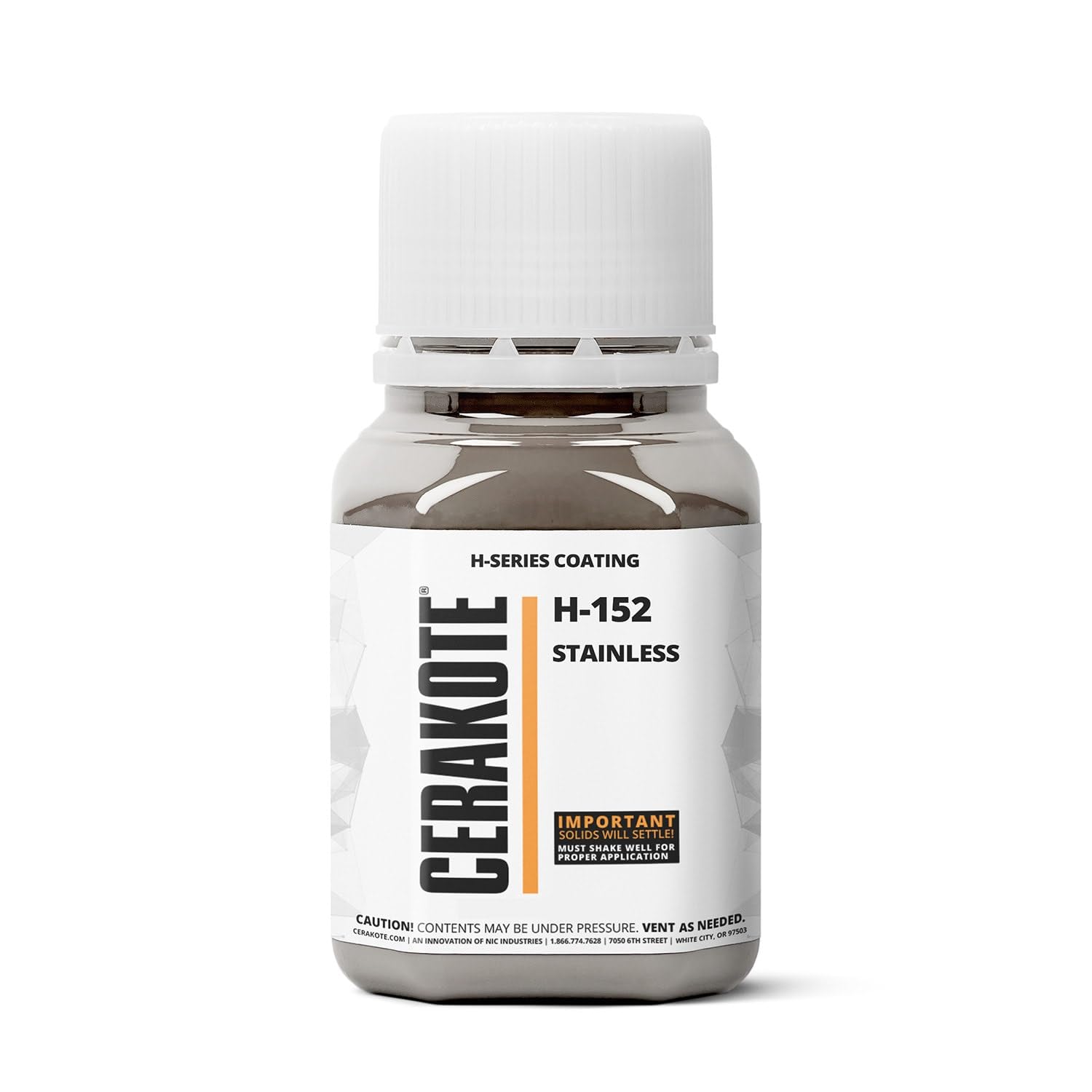 CERAKOTE (Oven Cure) H-Series Stainless [ 4oz ] H-152T - Our Ceramic Technology Combines Performance with Color on All- Metals, Polymers + More - (Part B) Included