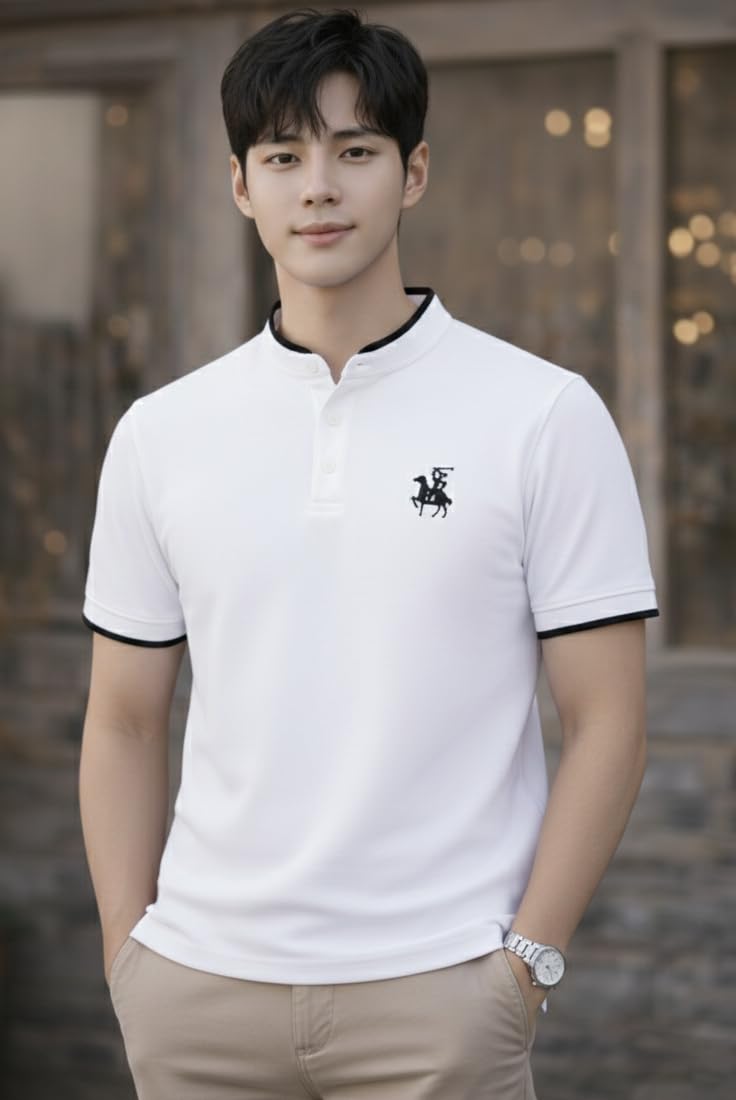 dagcros Men’s Polo T-Shirt – Premium Stretchable Fabric, Smart Fit Casual & Office Wear Polo Tshirt for Mens-picture-26