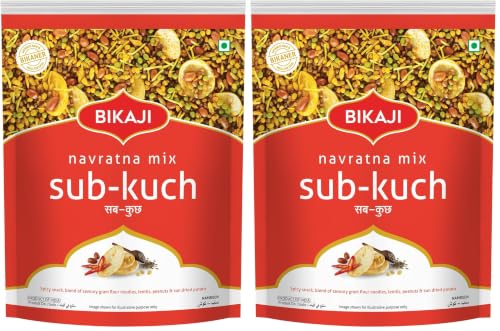 Image of Bikaji Sub-Kuch Navratna Mix 1kg - Authentic Indian Tea Snack | Perfect for Snacking Pleasure | Favorite Snack with No Preservatives | Crunchy Mixture of Flavors - Taste the Rich Heritage of Indian Snacks! inch
