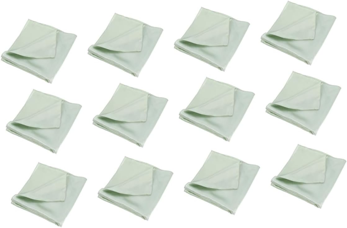 12pcs Satin Cloth Napkins Reusable Napkins for Weddings Parties Dinners Elegant Table Decor Mouse Luxurious and Versatile Dining Accessory