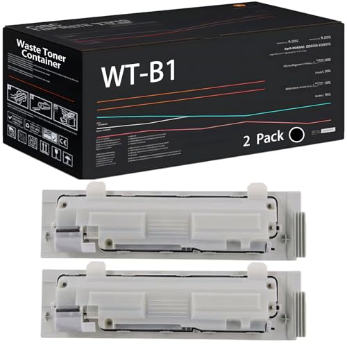 WT-B1 Waste Toner Container Compatible for Canon Color imageCLASS LBP712Cdn Color imageCLASS X LBP1538C Printers (2-Pack Black) -  UVUMB