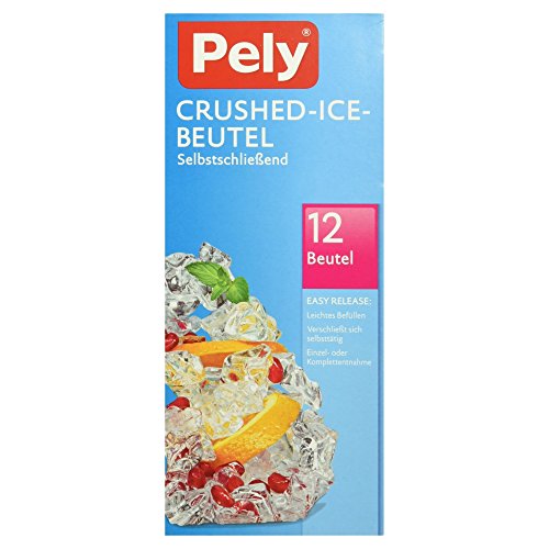 pely Crushed-Ice-Beutel, selbstschließend, 12 Beutel