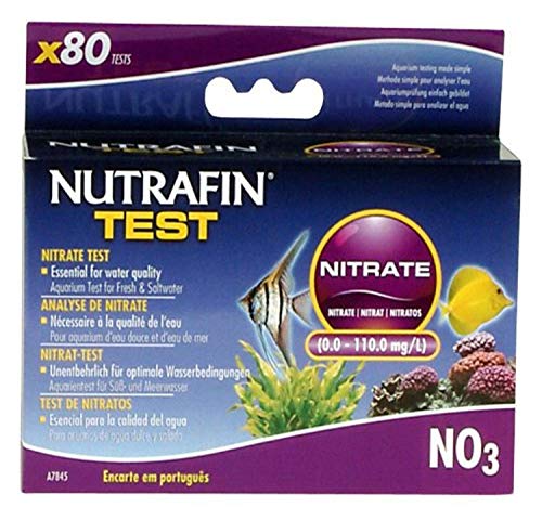 Nutrafin Nitrate 0.0 to 110.0 Mg/L for Fresh and Saltwater, 80-Tests