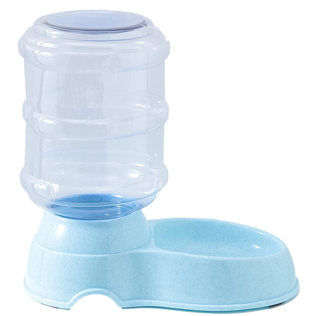 Heart Home Dog Food Bowl|Drinking Fountain Cat & Dog Bowl|Reusable,Durable|Bowl with Refillable Water Bottle|Stylish Dog Accessories for Indoor & Outdoor Use|LS147BL|3500ML|Blue (B0CQY6M3S9) Amazon Price History, Amazon Price Tracker