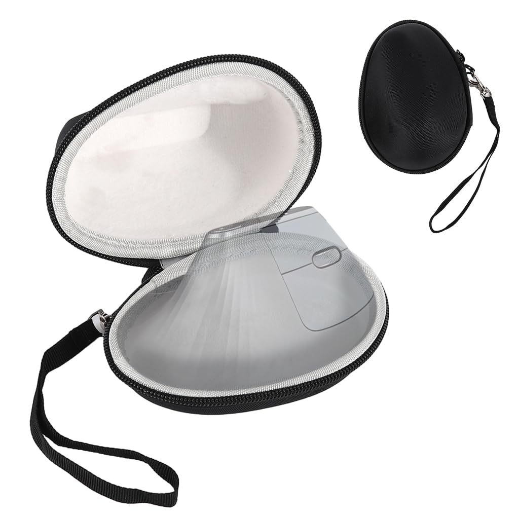 ZORBES® Compatible with MX Vertical, Ergonomic Wireless Mouse Travel Storage Case Bag, EVA Hard Shell Waterproof Scratchproof Protective Case Bag with Soft Plush Liner-image-43