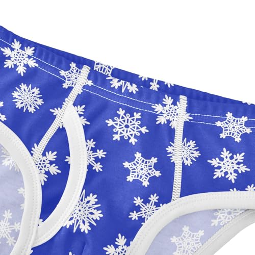 Cotton Little Boys Briefs Soft Christmas Snowflakes Toddler Underwear4